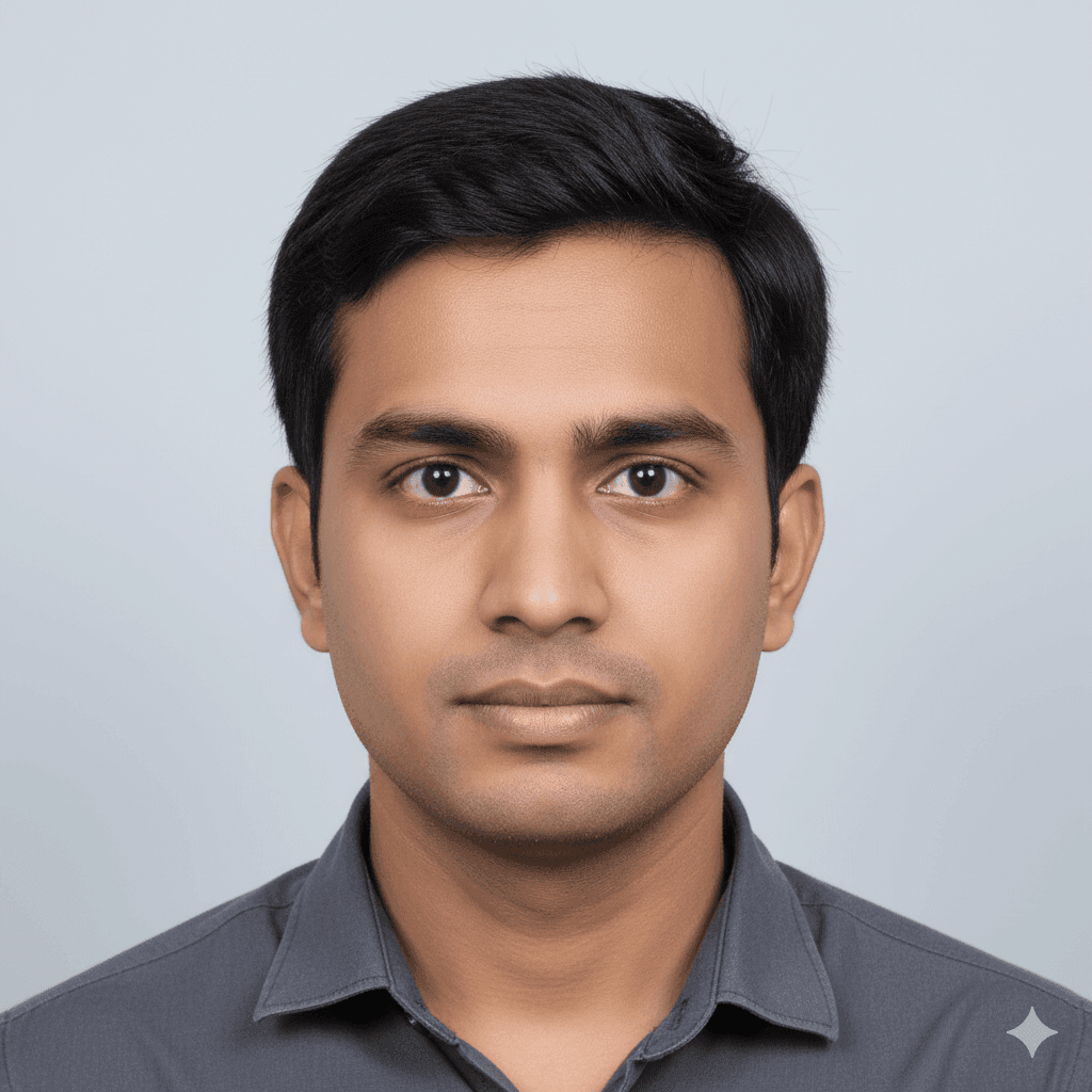 India Passport photo requirements - 35×45 mm passport photo example